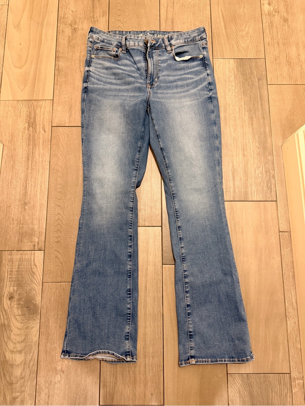 American Eagle Outfitters Medium Blue Flare Jeans